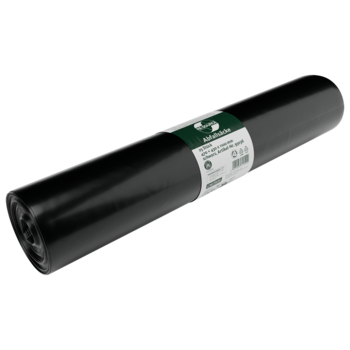 Schwarze 140L LDPE Müllsäcke, 38my, Typ 60