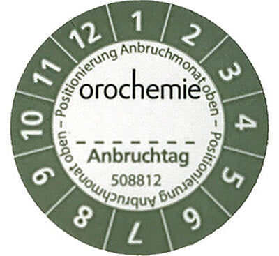 Ein Bogen mit 20 selbstklebenden Etiketten in verschiedenen Größen für vielseitige Kennzeichnung.