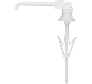 Einwegpumpe aus Kunststoff für 500ml Alu IMP Spender zur hygienischen Flüssigkeitsdosierung.