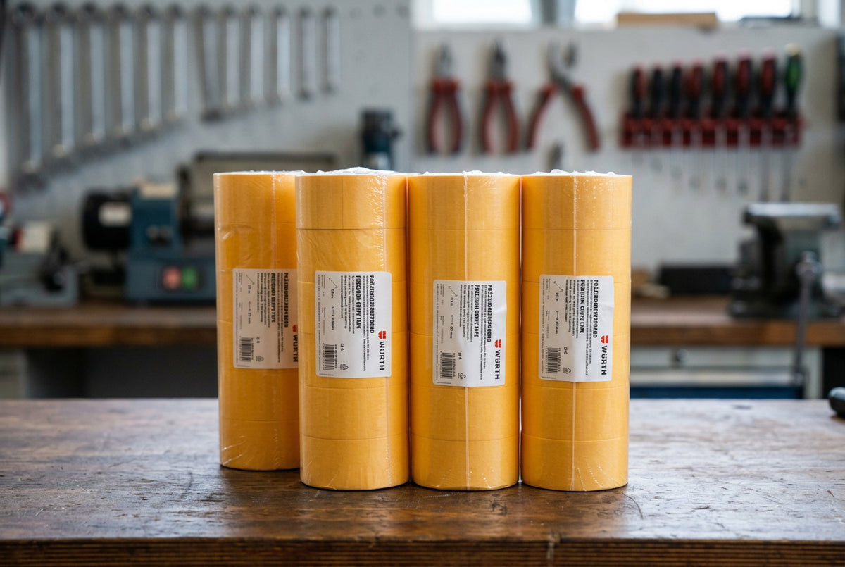 Würth Abdeckband Krepp KRPBA-PRAEZ-STRONG | Temperaturbeständig 50 m
