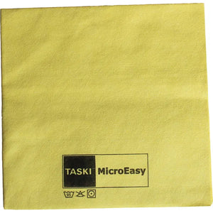 Taski MicroEasy yellow microfiber cleaning cloth
