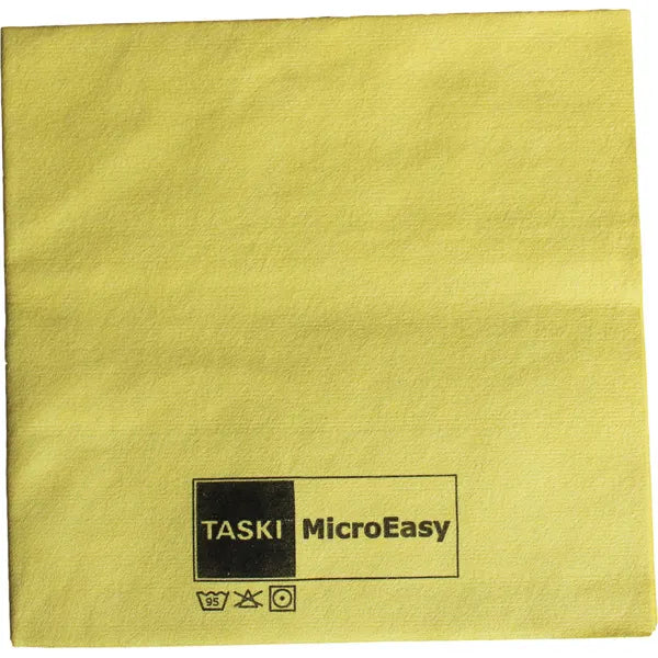 Taski MicroEasy yellow microfiber cleaning cloth