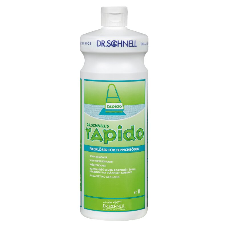 Rapido Teppich-Fleckenlöser, 1L Flasche
