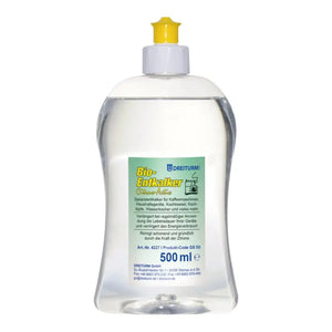 Dreiturm Bio-Entkalker Citrus Aktiv, 500ml, in a clear plastic bottle with a yellow cap.