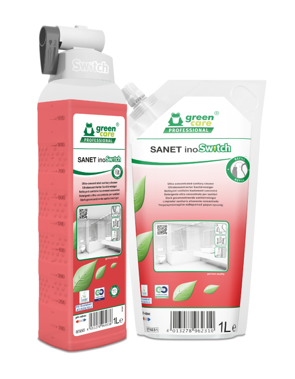 Sanet InoSwitch 1L Flasche und Nachfüllbeutel