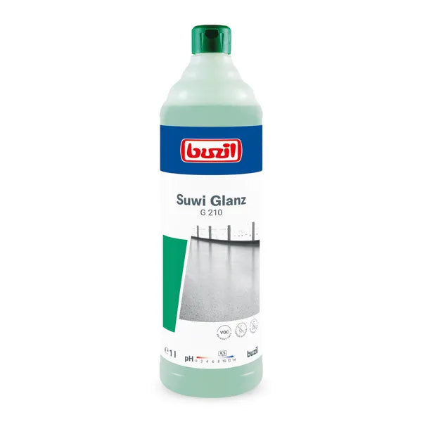 Buzil Suwi Glanz G 210 Oberflächenreiniger in 1L Flasche.