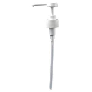 Dispenser für 1L Flasche aus Kunststoff mit großer Öffnung und präzisem Dosiermechanismus.