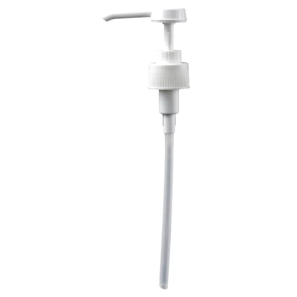 Dispenser für 1L Flasche aus Kunststoff mit großer Öffnung und präzisem Dosiermechanismus.