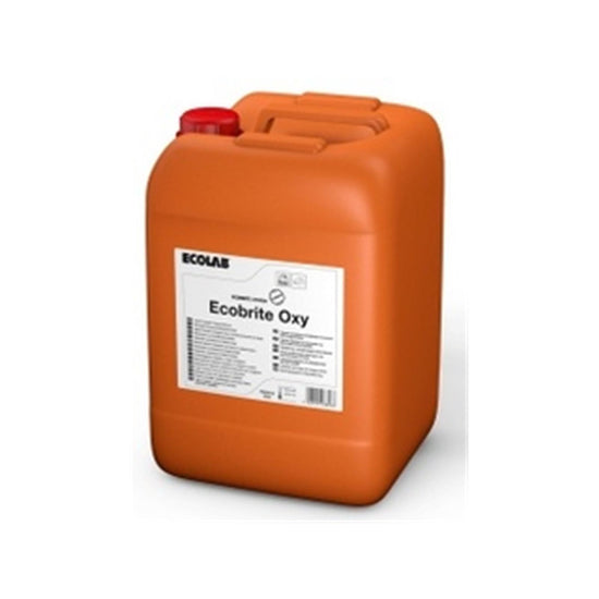 20kg Kanister mit umweltfreundlicher Reinigungslösung auf Sauerstoffbleiche für verschiedene Oberflächen.