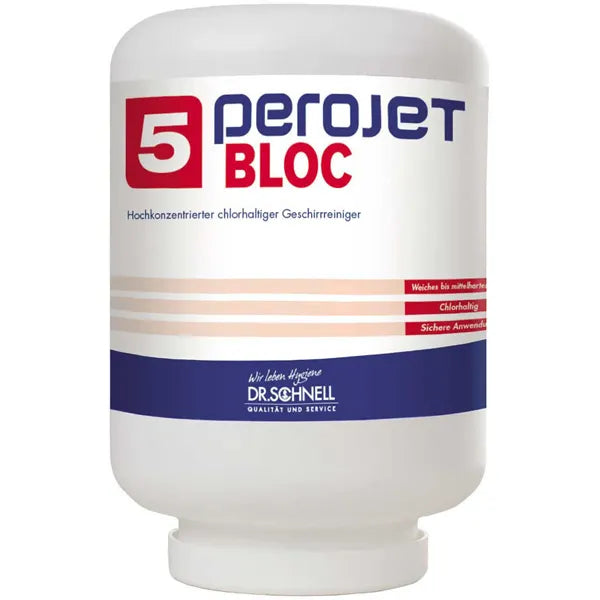 Perojet Bloc 5 drainage gel cartridges in a 4x4kg pack for unclogging drains and pipes.