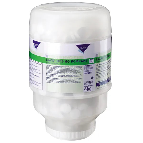 Eine 4kg Kartusche Desinfektionslösung LAVO DES 60 KOMPAKT.