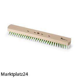 BECOnnect Großflächenschrubber, PP, 40 cm, weiß/grün, hart, Holzkörper, 1 St. - Marktplatz24