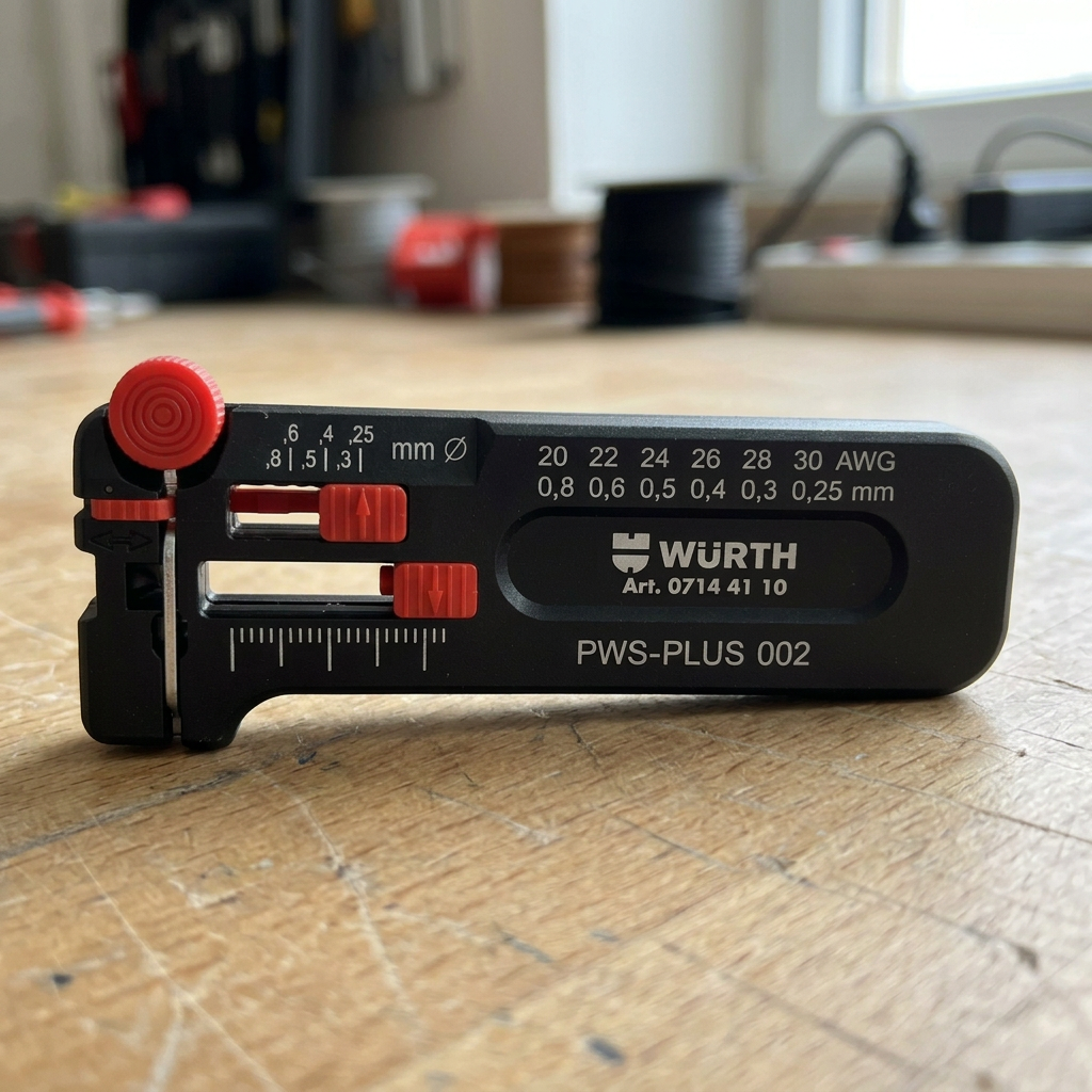 Würth EMANTR MICRO-PRAEZ auf einer Werkbank