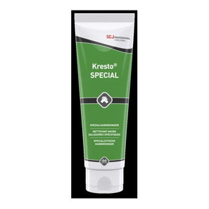 Kresto SPECIAL hand cleaner in a green and white tube.