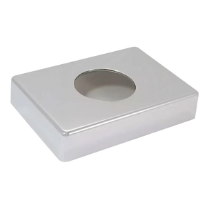 Medizinische Produkte -PE- Hygienebaghalterung aus Kunststoff, chromfarben glänzend, 1 St. 140x95x26mm,