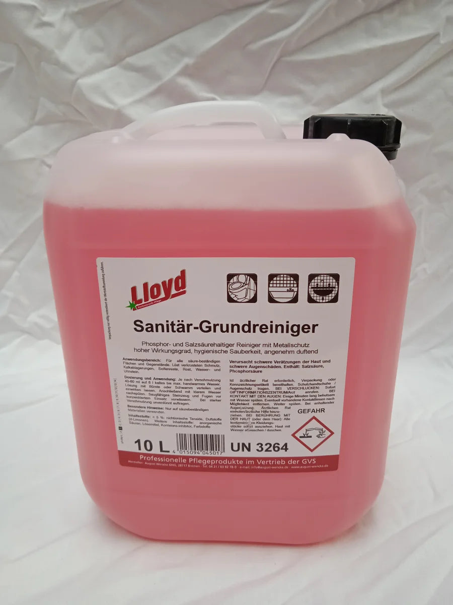 منظف ​​صحي أساسي من لويد، عبوة سعة 10 لتر