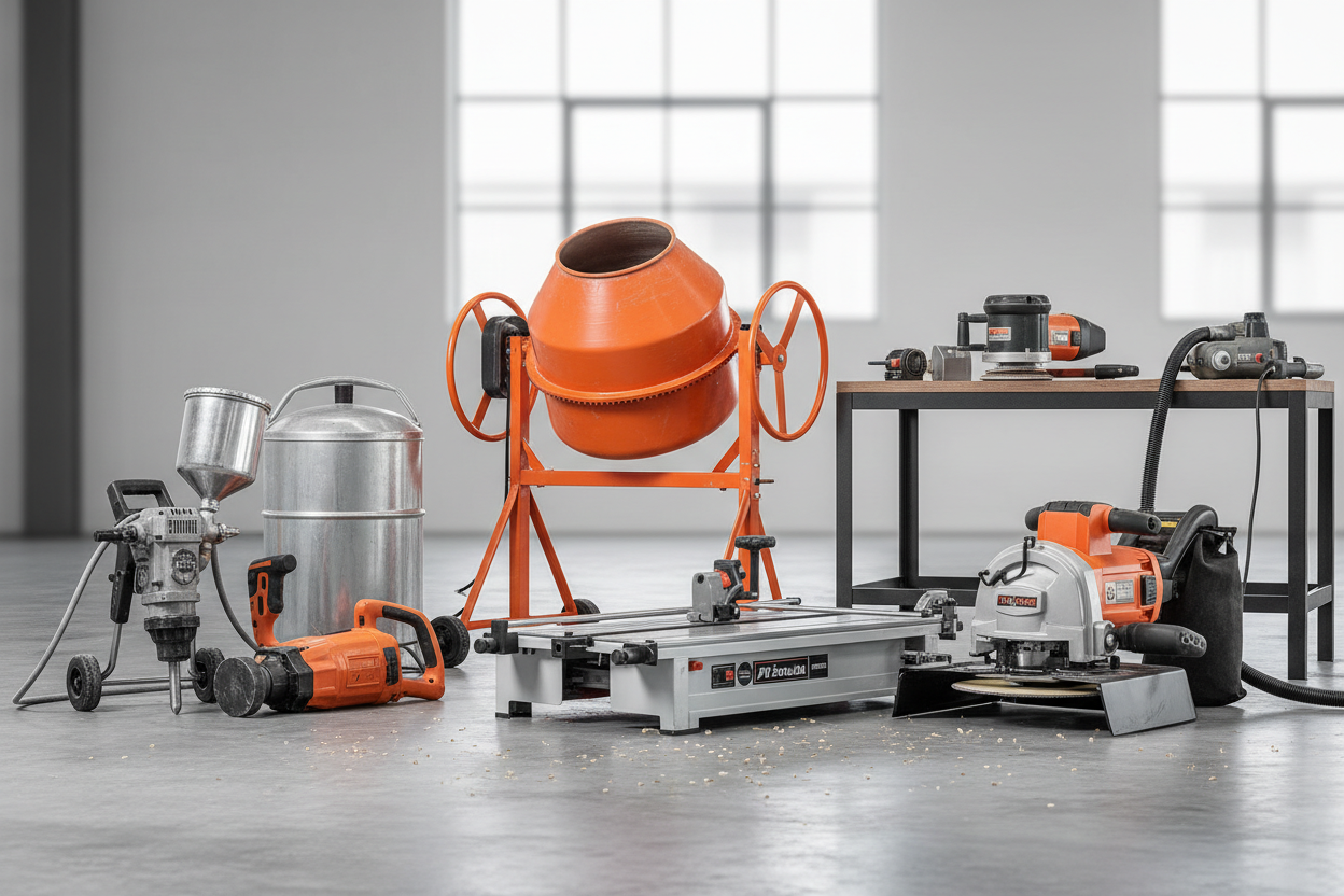  Maschienen zum Renovieren