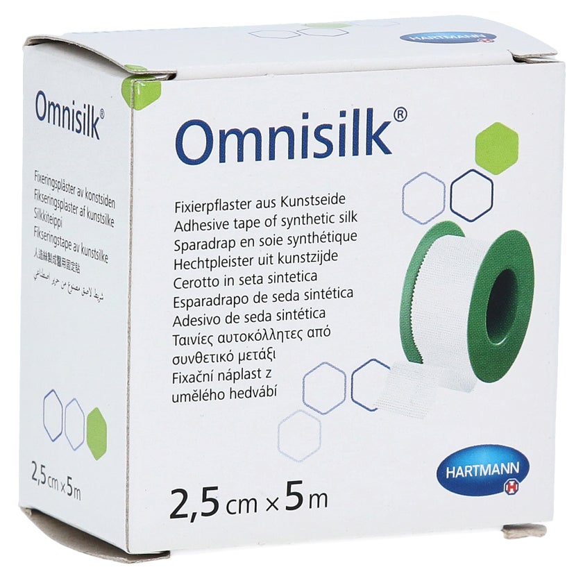 Omnisilk Polyester Band – 2,5 cm x 5 m Spule | M24–Hartmann Paul AG