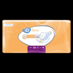 iD Form Maxi Einweg-Inkontinenzprodukt, extra lang, Größe 3, Lila.