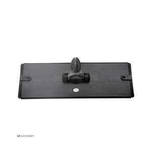 ScandicxPadhalter, 25x9cm, black, with a central swivel joint.