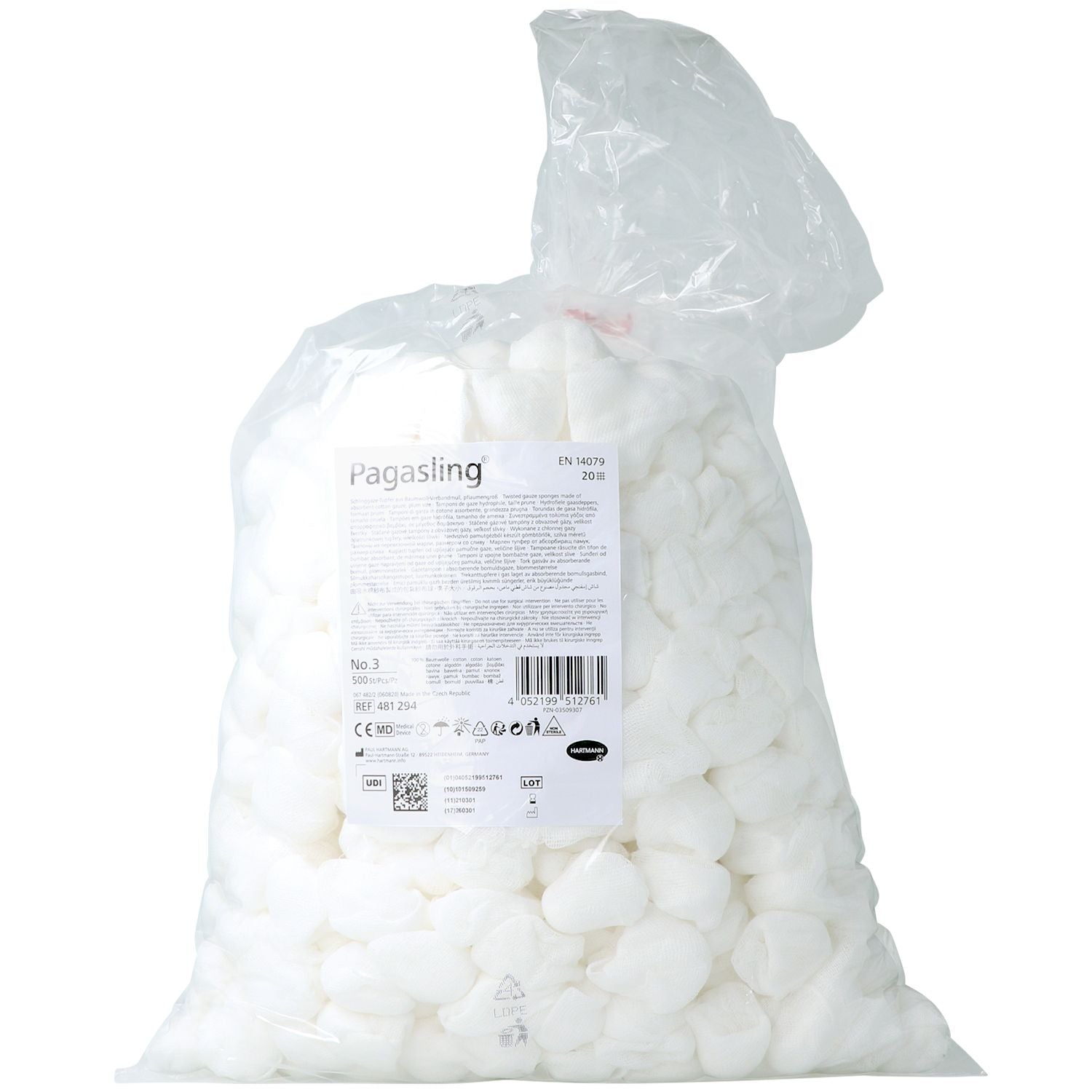Pagasling Unsteril Schlaufen Gr. 3 – 2x500 Stück | M24–Hartmann Paul AG