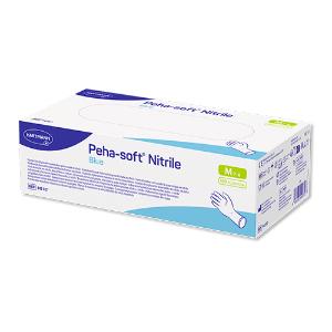 Box of purple, powder-free nitrile gloves, size L, 150 count.
