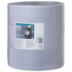 Grüne Tork Industrie Papierwischtücher 38x38 cm, 2-lagig, perforiert, 1500 Stück pro Rolle