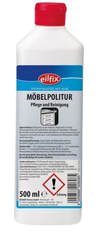 Eilfix Möbelpolitur 500ml Flasche für Möbelpflege, Reinigung und Schutz