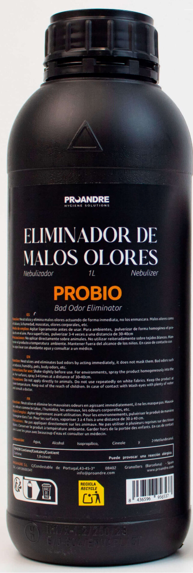 Proandre Probio Geruchsentferner für Vernebler – 1 Liter
