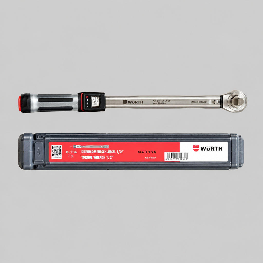 Würth Drehmomentschlüssel 1/2 Zoll mit Durchsteckknarre, 24 mm