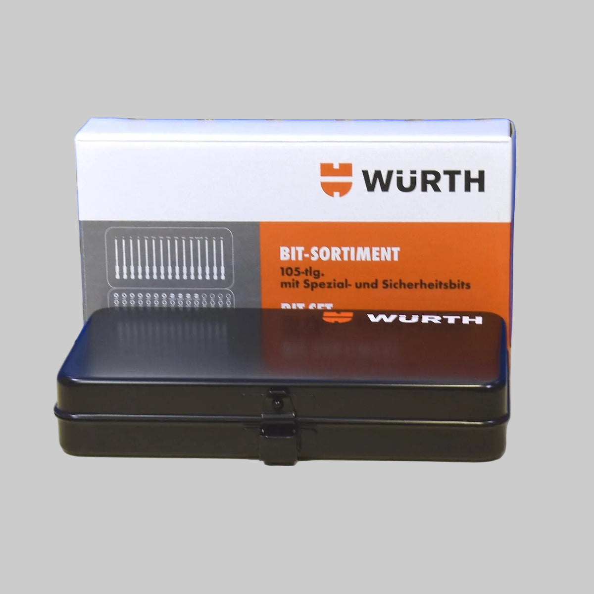 Würth Bit-Sortiment 105-teilig in Metallsortierbox