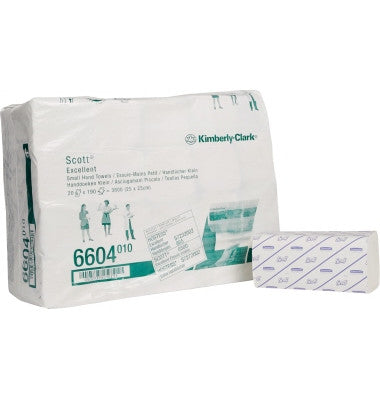 Scott Excellent Handtuchpapier, 2-lagig, 25x23cm, ZZ-Falzung