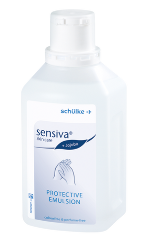 Sensiva protective Emulsion Hautpflege in 150ml Flasche mit leichter, schützender Textur für alle Hauttypen.