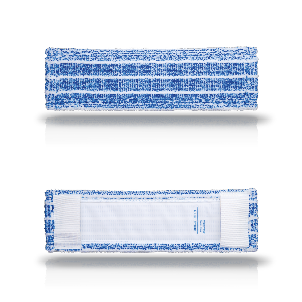 Reinigungsgeräte -MicroMopp Basic, 40cm, mit Deckblatt + Textiltasche, blau