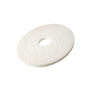 DynaCross Superpad Polierscheibe 430mm weiß für professionelle Bodenreinigung und Polierarbeiten