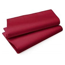 مفرش طاولة إيفولين، 84×84 سم، لون عنابي، 84 قطعة/صندوق