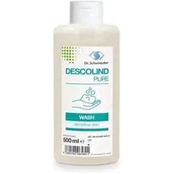 Desowash Sensitive Mild Cleanser in einer 500ml Spenderflasche für empfindliche Haut.