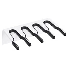 M24–Haug Kunststoff-Geräteleiste mit 5 Haken – 480x50mm