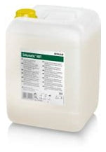 5-Liter-Kanister mit Sekumatic NDT, einer nicht-destruktiven Prüflösung für Materialien.