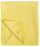 Gelbes Progressive Reinigungstuch 35x40cm aus saugfähigem Material für streifenfreie Reinigung
