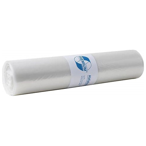 Abfallsäcke PREMIUM, LDPE, 120L, transparent, 100my, 700x1100mm, lose
