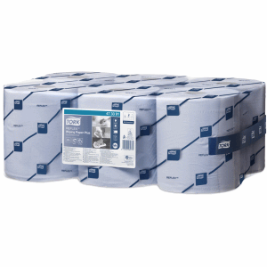 Reflex Comet Putzpapier Midirollen, 2lg Tissue, blau, 151m, 6 Ro/VE
