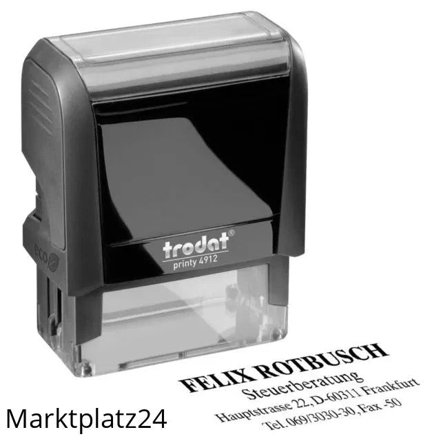 TRODAT 5430/L TEXTSTEMPEL S-FÃ„RB 41X24MM