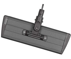 Grauer Wischmoppkopf mit Gelenk und Stielaufnahme.