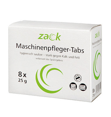 Zack Maschinenpfleger Tabs Geschirrspüler Reinigungstabs 8 Stück